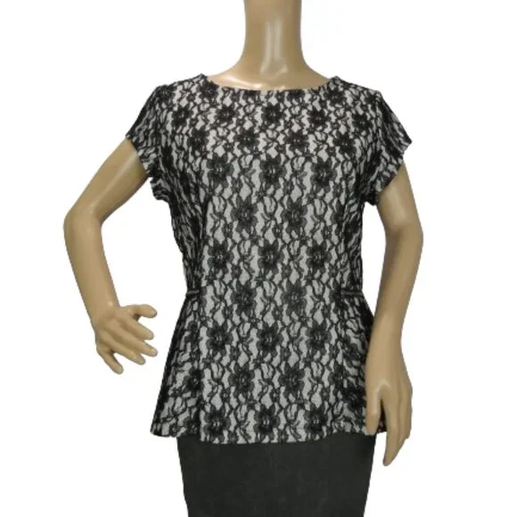 Jacqueline Riu Lace Blouse - Picture 2 of 8